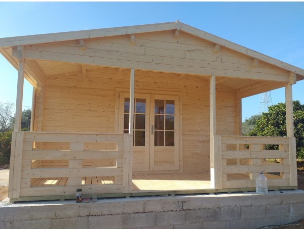 Casa de Madera Lugo 52 m2 - 70 mm
